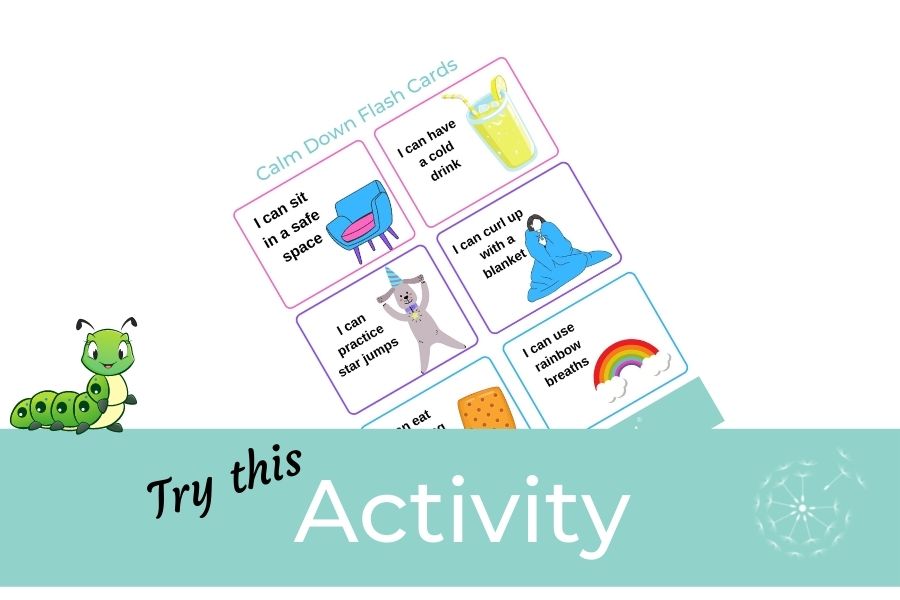 Children’s Activity: Calm Down Flash Cards