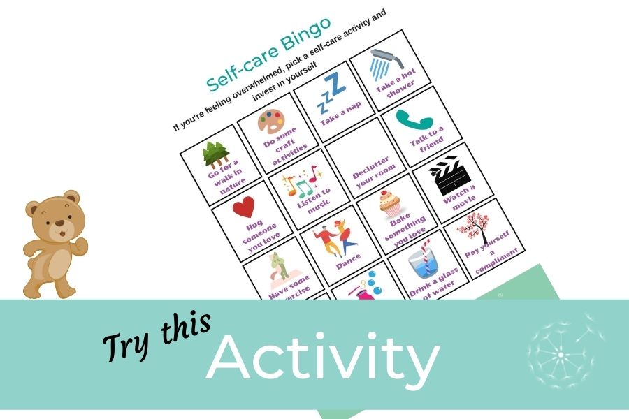 Children’s Activity: Self-care Bingo